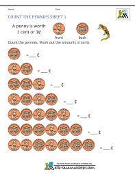 money worksheets for 1st grade