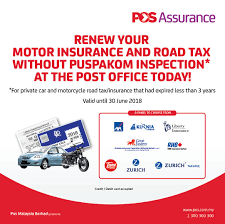 Tutorial bagaimana cara untuk pos motorsikal menggunakan perkhidmatan pos laju malaysia. Pos Malaysia Berhad On Twitter Renew Your Motor Insurance And Road Tax Without Puspakom Inspection At The Post Office Today