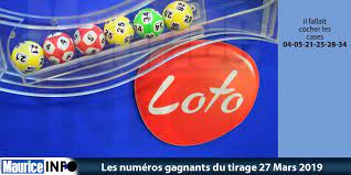 Au tirage loto de ce lundi 11/03/2019, on dénombre exactement 496 612 joueurs gagnants en france. Les Numeros Gagnants Du Tirage Du Loto Du 27 Mars 2019 Sont 04 05 21 25 28 34 Maurice Info