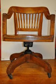 Vintage Swivel Oak Desk Chair Teacher S Chair Etsy Vintage Office Chair Chair Teacher Chairs