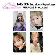 SNSD Taeyeon 2nd Album Repackage Purpose Official Photocard KPOP