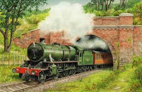 Draw These Landscapes Using Pastel Pencils Train Drawing Landscape Train