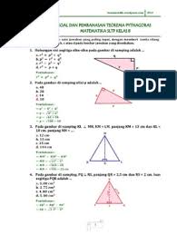 We did not find results for: 8 8 1 Soal Dan Pembahasan Teorema Pythagoras Matematika Sltp Kelas 8