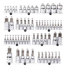 Check spelling or type a new query. Amazon Com Casoman Master Torx Bit Socket And External Torx Socket Set 60 Piece Set S2 And Cr V Steel E4 E24 T6 T70 Tt6 Tt70 Tp8 Tp60 Home Improvement