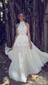 Limor Rosen 2017 Lace Wedding Dresses Halter Neck A Line Country Wedding Gowns Boho Wedding Country Wedding Gowns Wedding Dress Halter Neck Wedding Dresses Uk