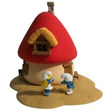 Casa De Pitufina Con Dos Figuras De Coleccion Fariboles Los Pitufos Ma1 2018 Ebay Figurines Les Schtroumpfs Jouet