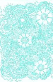 Henna Design Aqua Art Print By Haleyivers Society6 Aqua Art Aqua Artwork Pattern Art