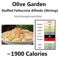 How Many Calories In Olive Garden