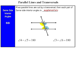 If the two lines are parallel, the transverse line makes it so that angles 2 and 7 are corresponding angles. Lesson 3 2 Parallel Lines Cut By A