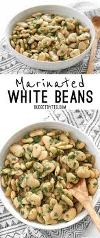 Marinated White Beans Recipe White Bean Recipes Vegetarian Recipes Bean Recipes