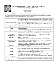 'patrol leader merit badge planning guide for the environmental science merit badge. Serc Environmental Science Scout Badge Workshop