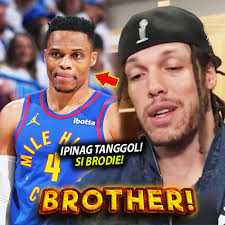 First time may nag tanggol kay brodie russell westbrook! grabe ang bait ni  aaron gordon! 😲😲❤️❤️