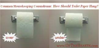 Trump boarding af1 today with toilet paper stuck to his shoe. Common Housekeeping Conundrums How Should Toilet Paper Hang