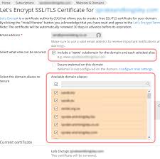 How To Install Let S Encrypt Certificate For Domain Alias In Plesk Plesk Help Center