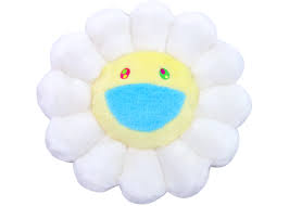 Takashi Murakami Flower Plush 30cm White Yellow In 2020 Murakami Flower Takashi Murakami Murakami