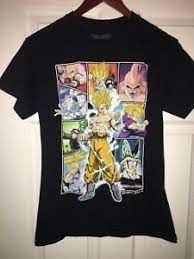 Redwolf offers a wide range of products from cool t shirts and sweatshirts to accessories like badges, posters, laptop skins and fridge magnets. Dragon Ball Z T Shirt S Black Ebay