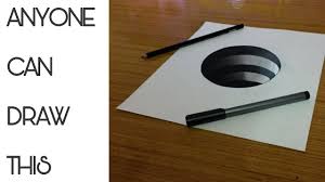 Check spelling or type a new query. Very Easy How To Draw A 3d Hole For Beginners And Kids Step By Step Anamorphic Illusion