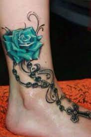 Us 2 34 5 off large arm sleeve tattoo rose rosary virgin mary waterproof temporary tattoo sticker saint angel men full skull totem tatoo in. 25 Rosary Tattoo Images Pictures And Designs