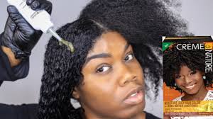 Creme of nature, jacksonville, fl. How I Dye My Hair Black Using Creme Of Nature Hair Dye Youtube