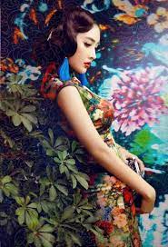 Belle Fille Et La Robe Oriental Fashion Old Shanghai Old Shanghai Style