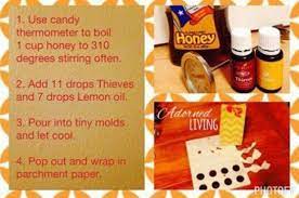 Simple Homemade Throat Drops Lozenges With Thieves Lemon And Honey Diy Recipe Www Youngliving Living Essentials Oils Diy Essential Oils Essential Oil Recipes