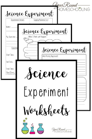 Science Experiment Worksheets Year Round Homeschooling In 2020 Homeschool Science Science Printables Kindergarten Science