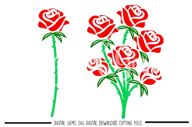Download Free Rose Svg Dxf Eps Png Files Crafter File 3d Svg File Free Love