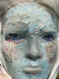 Snow Queen Art Piece Made from Found Objects