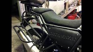 Royal Enfield Himalayan Pannier Racks Youtube I have found that metisse makes lowering links. royal enfield himalayan pannier racks