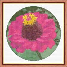 I decided to gather them all in one post, so you can easily … Zinnia Flower Purple Violet 14 Count Cross Stitch 10 Circular