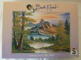 Maybe you would like to learn more about one of these? Bob Ross Mountain Splendor Schmidt Puzzle 1500 Pieces 100 Complete Ross Art Bob Ross Mountains Schmidt Puzzle