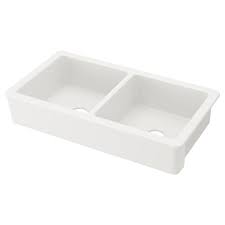 Categories kitchen sinks and kitchen faucets. Havsen Apron Front Double Bowl Sink White 37x19 Shop Here Ikea