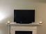 Rustic Mantel Decor With Tv
