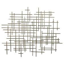 36 X30 Mid Century Metal Wall Decor Gold Project 62 Decorative Wall Sculpture Metal Walls Metal Wall Decor