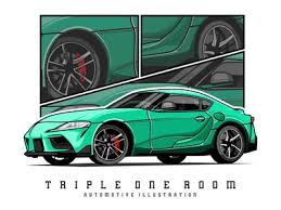 Simply do online coloring for s13 drifting cars coloring pages directly from your gadget, support for ipad, android tab or using our web feature. Toyota Supra Designs Themes Templates And Downloadable Graphic Elements On Dribbble