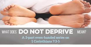 If the marriage has strong foundations, and if both couples have learned to deal with this lack of physical intimacy, then yes, it can survive. What Does 1 Corinthians 7 5 Do Not Deprive Each Other Really Mean