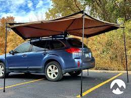 Subaru Outback With Rhino Rack Batwing 270 Awning Subaru Outback Subaru Overland Gear