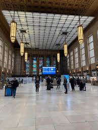 Philadelphia train and station area