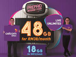 Unlimited data untuk semua applikasi telefon. Celcom Xpax Truly Unlimited Prepaid Internet From Rm 12 The Axo