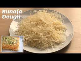 600 how to prepare kunafa dough طريقة تحضير شعر الكنافة في البيت youtube in 2021 food dough spices