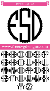 Download Free Svg Files Svg Png Dxf Eps Zig Zag Round Monogram Font Cricut Monogram Font Cricut Monogram Free Monogram Fonts