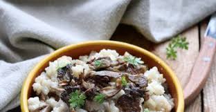 Risotto Aux Pleurotes Grises Et Parmesan Recette Recettes De Cuisine Risotto Recette Facile
