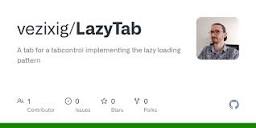 GitHub - vezixig/LazyTab: A tab for a tabcontrol implementing the ...