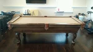 Connelly Prescott Pool Table Pecan Stain On Maple With Queen Anne Style Legs Shown With Accessory Drawer Option Connelly Pool Table Pool Table Billiard Table