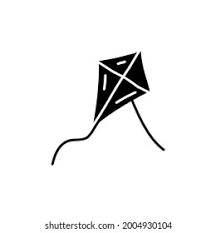 Kite Glyph Icon Images Stock Photos Vectors Shutterstock