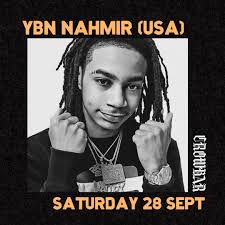 💥 American rapper @ybnnahmir is in the house TOMORROW NIGHT! With a huge  lineup of supports, doors from 8pm⁠ ⁠ set list ⬇️⁠ HITMAKINGBIZ 8:00pm⁠  DYLAN VOLLER 8:10pm⁠ SAINTNINETEY9 8:20pm⁠ DIBZ &