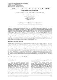 Dana kas kecil ini akan diserahkan kepada seorang kasir yang khusus memegang petty cash, yang akan mempertanggungjawabkan setiap pengeluaran. Pdf Analisis Pelaksanaan Pencatatan Petty Cash Kas Kecil Pada Pt Mni Entertainment Jakarta Pusat