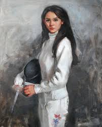 Kiefer defeated inna deriglazova of the. An American Fencer Portrait Of Lee Kiefer 2012 Us Olympic Women S Fencing Team Painting By Chris Saper