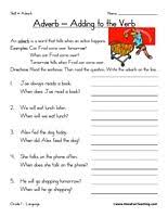 Adverbs Worksheets Have Fun Teaching Part Of Speech Grammar Have Fun Teaching Adverbs Worksheet