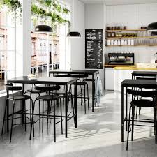 Kupit Tommaryud Stol Antracit Dlina 130 Sm Shirina 70 Sm Vysota 105 Sm Po Vygodnoj Cene Ikea In 2020 Kitchen Table Makeover Pub Table Sets Pub Table